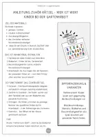 Vorschau - Stundenentwürfe - Zuhör-Rätsel – Wer ist wer? Hör genau hin! Hörrätsel mit Kindern bei der Gartenarbeit – DaZ |Deutsch Klasse 1–3 | Personenbeschreibungen & Hörverstehen für Klasse 1–3 | Hör-/Hörsehverstehen | Fächerübergreifend | Fertige Vertretungsstunde - Seite 1