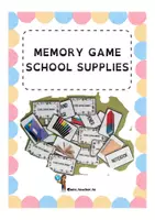 Vista previa - Juegos / Gamificación - School supplies PACK - página 1