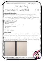 Vorschau - Stundenentwürfe - Kunst FRÜHLING: Windmühle im Tulpenfeld - Seite 3