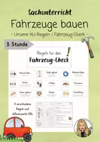 Vorschau - Stundenentwürfe - Fahrzeuge bauen - HU-Regeln / Fahrzeug-Check (3.Stunde) - Seite 1