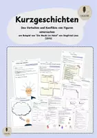 Vorschau - Arbeitsblätter - Kurzgeschichten erschließen (inkl. Musterlösung) - Deckblatt