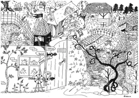 Vorschau - Arbeitsblätter - Märchen: Vorwissen abfragen - Wimmelbild (3./4. Klasse) - Seite 2