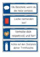 Vorschau - Bildkarten - Regeln für den Sportunterricht - Seite 3