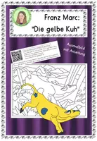 Vorschau - Arbeitsblätter - Franz Marc: "Die gelbe Kuh" - Ausmalbild - Deckblatt