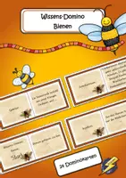 Vorschau - Stationenlernen - Wissensdomino Bienen - Deckblatt