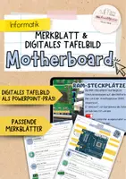 Vorschau - Unterrichtsreihen - Motherboard: Merkblätter & Präsentation | Informatik | Computergrundlagen - Deckblatt