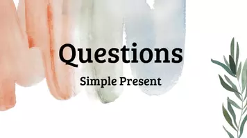 Vorschau - Quiz - Questions Simple Present - Seite 1