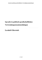 Vorschau - Arbeitsblätter - Sprache in politisch-gesellschaftlichen Verwendungszusammenhängen – Lernheft mit 8 Reden + Abiturtraining (AFB I–III) - Seite 1