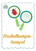 Voorbeeld - Kriebelbeestjes- leesspel - Voorblad
