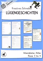 Vorschau - Unterrichtsreihen - Lügengeschichten schreiben - Kreatives Schreiben - Deckblatt