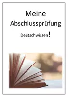 Vorschau - Arbeitsblätter - Mein Abschlussprüfungsgeheft Deutsch - Deckblatt
