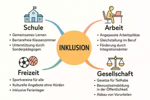 Vorschau - Arbeitsblätter - Lernposter + Arbeitsblätter zum Thema "Inklusion" + Lösung & MP3 + Mindmap + Infografik - Seite 3