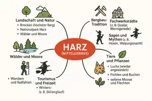 Vorschau - Arbeitsblätter - Lernposter + Arbeitsblätter zum Thema "Harz" + Lösung & MP3 + Mindmap + Infografik - Seite 3
