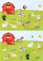 Vorschau - Stationenlernen - 🐮🐷🐑 Bauernhof Spiel "Was fehlt" Sprachförderung - Seite 3