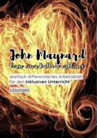 Vorschau - Arbeitsblätter - John Maynard - Verse einer Ballade erklären (dreifach differenziert) - Deckblatt