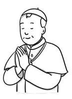 Vorschau - selbst erstellte Cliparts/Grafiken - Cliparts - Der Papst– Wahl, Aufgaben & Kleidung - Seite 1
