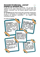 Vorschau - Stundenentwürfe - Ernährungskreis und gesund ernähren - Seite 1