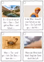 Vorschau - Fördermaterial/Inklusion - In der Wüste, Lesekarten für Erstleser (Silbenmethode), Nr. 019 - Seite 2