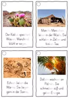 Vorschau - Fördermaterial/Inklusion - In der Wüste, Lesekarten für Erstleser (Silbenmethode), Nr. 019 - Seite 3