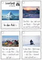 Vorschau - Fördermaterial/Inklusion - In der Arktis, Lesekarten für Erstleser (Silbenmethode), Nr. 020 - Seite 1