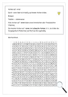 Vorschau - Arbeitsblätter - Verben auf -ieren, Aufgaben und Lösung - Seite 1