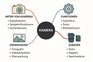 Vorschau - Arbeitsblätter - Arbeitsblatt "Kamera" + Onlineübung & MP3 + Mindmap + Infografik - Seite 2