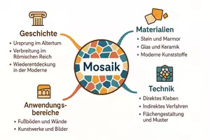Vorschau - Arbeitsblätter - Lernposter + Arbeitsblätter zum Thema "Mosaik" + Lösung & MP3 + Mindmap + Infografik - Seite 3