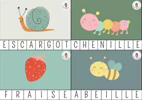 Aperçu - Apprentissages en autonomie - 🌱 Au jardin ✂️ Cartes à pince – Mots du Jardin - Page 3