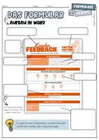 Vorschau - Arbeitsblätter - Formular in Microsoft Word | Sparpaket | Übungen | Merkblätter | Informatik - Seite 3