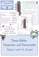 Vorschau - Unterrichtsreihen - Materialpaket Wetter Klasse 3 und 4 - Seite 1