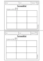 Vorschau - Arbeitsblätter - Formendiktat praktischer Leistungsnachweis Geometrie Formen - Seite 1