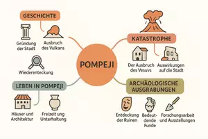 Vorschau - Arbeitsblätter - Lernposter + Arbeitsblätter zum Thema "Pompeji" + Lösung & MP3 + Mindmap + Infografik - Seite 3