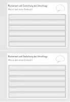Vorschau - Arbeitsblätter - Lesetagebuch/Lesebegleitheft (3 verschiedene Lineaturen) - Seite 3