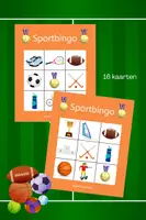 Voorbeeld - Sportbingo - bingospel voor een sportdag - Voorblad
