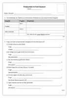 Vorschau - Test - Satzglieder bestimmen - Probe (einfach) - Deckblatt