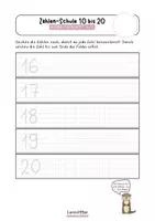 Vorschau - Arbeitsblätter - Zahlen entdecken bis 20 - ohne Rechnen - Seite 3
