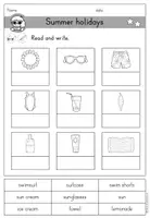 Vorschau - Arbeitsblätter - Summer holidays (Sommerferien, Summer) Arbeitsblatt differenziert - Englisch - Seite 3