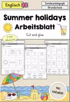 Vorschau - Arbeitsblätter - Summer holidays (Sommerferien, Summer) Arbeitsblatt differenziert - Englisch - Deckblatt