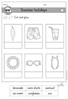 Vorschau - Arbeitsblätter - Summer holidays (Sommerferien, Summer) Arbeitsblatt differenziert - Englisch - Seite 2