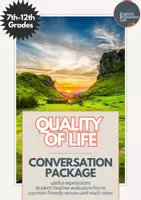 Vorschau - Anderer Materialtyp - Quality of Life- Middle/High School Conversation Package - Deckblatt
