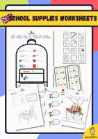 Προεπισκόπηση - Φύλλα εργασίας - School Supplies Bundle - Σελίδα 2
