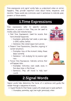 Aperçu - Affichage - Time Expressions: Past, Present, and Future - Page 1