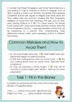 Aperçu - Affichage - Simple vs. Progressive Tenses: Grammar Rules & Sentence Structure - Page 3