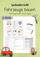 Vorschau - Unterrichtsreihen - Fahrzeuge bauen - Fahrzeug-Check / HU-Prüfung (6.Stunde) - Seite 1