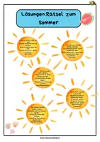 Vorschau - Arbeitsblätter - Deutsch „Der Sommer“ - Seite 3