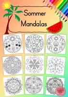 Vorschau - Mal- und Bastelvorlagen - Sommer Mandala - kreativer Ausmalspaß - Deckblatt