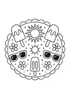 Vorschau - Mal- und Bastelvorlagen - Sommer Mandala - kreativer Ausmalspaß - Seite 2