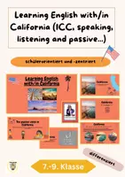 Vorschau - Präsentationen/Tafelbilder - Learning English with/in California - 5 Kompetenzen, Klasse 7, 8, 9 - Deckblatt