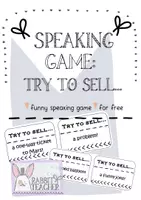 Vorschau - Spiele - Funny speaking game: Try to sell... - Deckblatt