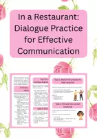 Aperçu - Affichage - Restaurant Role-Play: Practical Dialogue for Effective Communication - Page de couverture